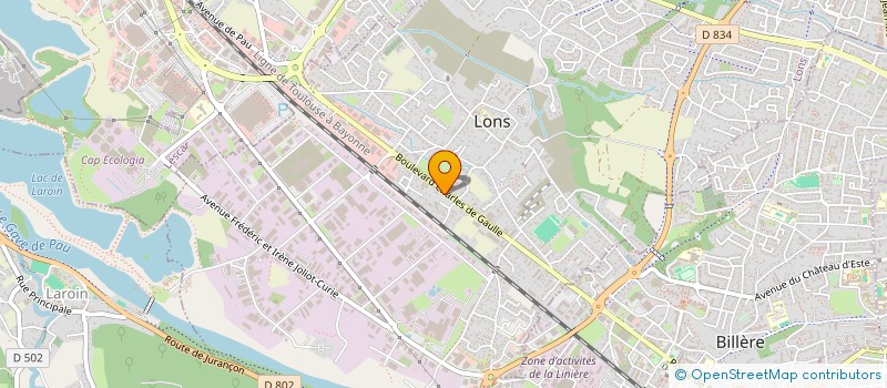 localisation de l'entreprise IBC IMMOBILIER  LONS