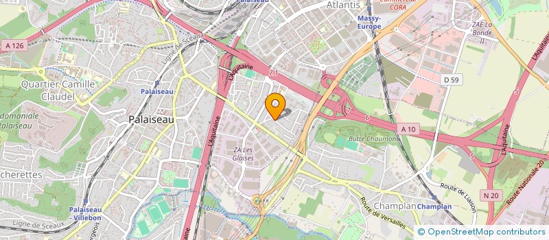 localisation de l'entreprise IBC (IMMOBILIER BATIMENT CONSEIL) à PALAISEAU