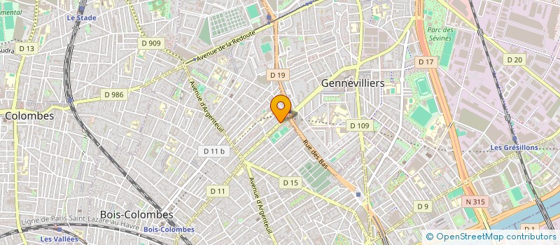 localisation de l'entreprise IBC INFINITY BAT CONCEPT à ASNIERES-SUR-SEINE