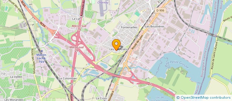 localisation de l'entreprise IBCC  MACON