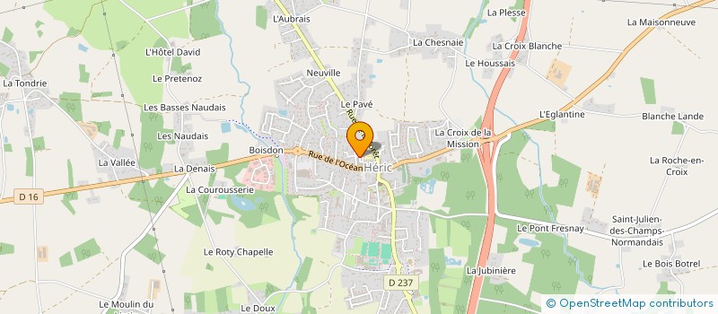 localisation de l'entreprise IBCR  HERIC