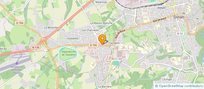 localisation de l'entreprise IBD à QUEVERT