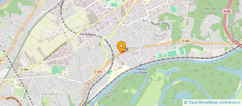 localisation de l'entreprise IBD COMPANY  RILLIEUX-LA-PAPE