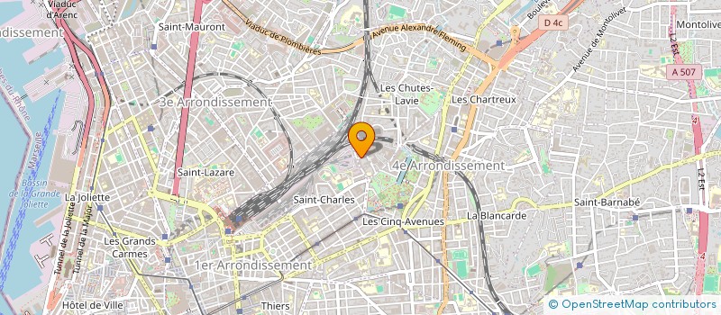 localisation de l'entreprise IBD TRANSPORT à MARSEILLE