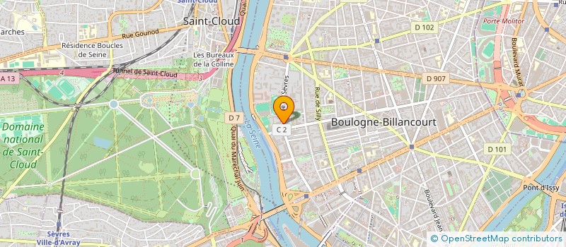 localisation de l'entreprise IBDRAM MINING EQUIPMENT à BOULOGNE-BILLANCOURT