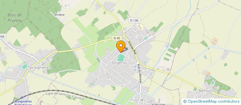 localisation de l'entreprise IBDT INVEST  ORGERUS