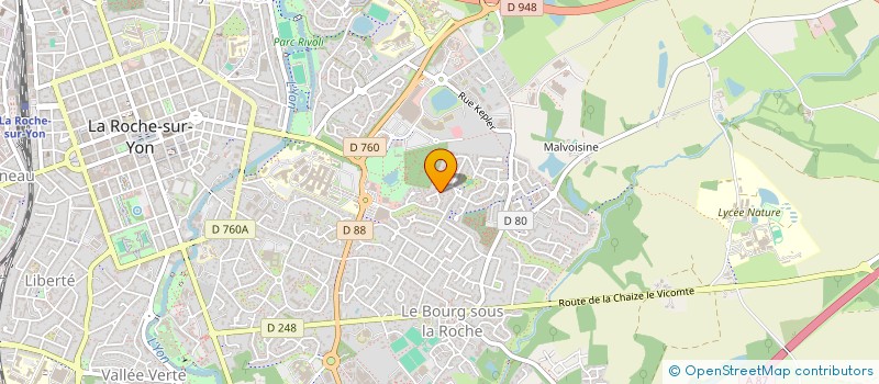 localisation de l'entreprise IBDVIMMO  LA ROCHE-SUR-YON