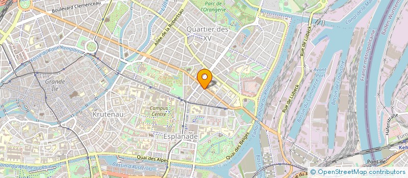 localisation de l'entreprise IBE à STRASBOURG