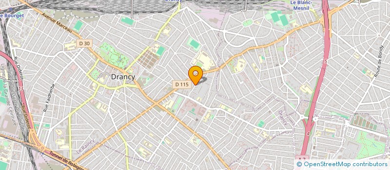 localisation de l'entreprise IBE à DRANCY