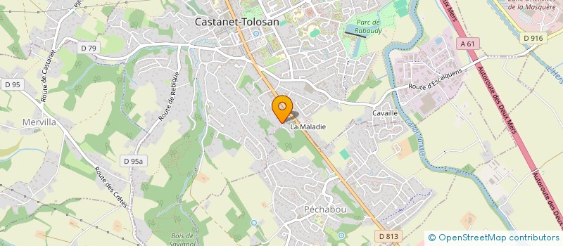 localisation de l'entreprise IBELLOC à CASTANET-TOLOSAN