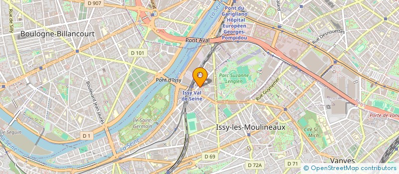 localisation de l'entreprise IBELYS à ISSY-LES-MOULINEAUX