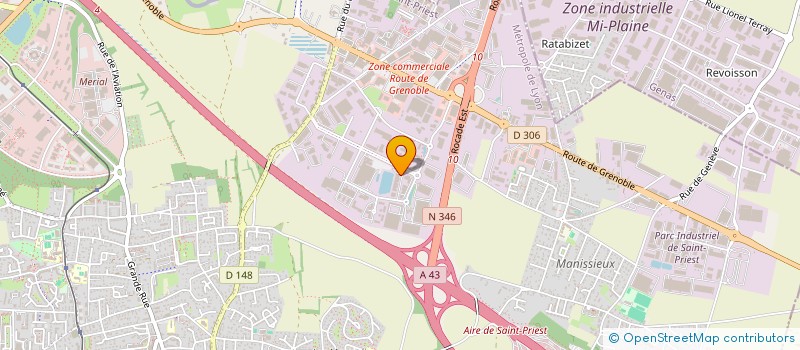 localisation de l'entreprise IBEP EB  SAINT-PRIEST