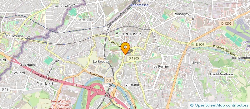 localisation de l'entreprise IBER & TOSI  ANNEMASSE