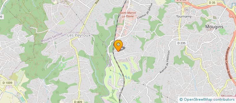 localisation de l'entreprise IBERA à MOUGINS