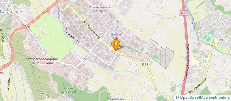 localisation de l'entreprise IBERACTION à AIX-EN-PROVENCE