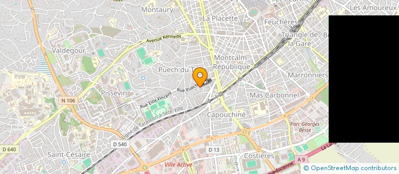 localisation de l'entreprise IBERCOURTAGE  NIMES