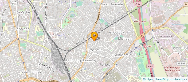 localisation de l'entreprise IBERDATA à TOULOUSE