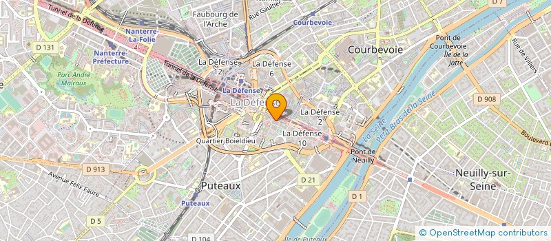localisation de l'entreprise IBERDROLA ENERGIE FRANCE à PUTEAUX