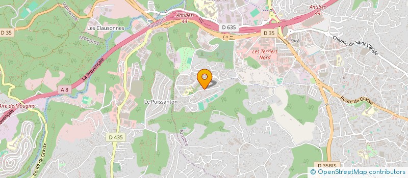 localisation de l'entreprise IBERICA  ANTIBES