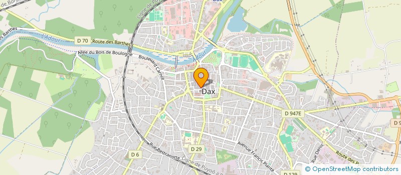 localisation de l'entreprise IBERIDAX à DAX