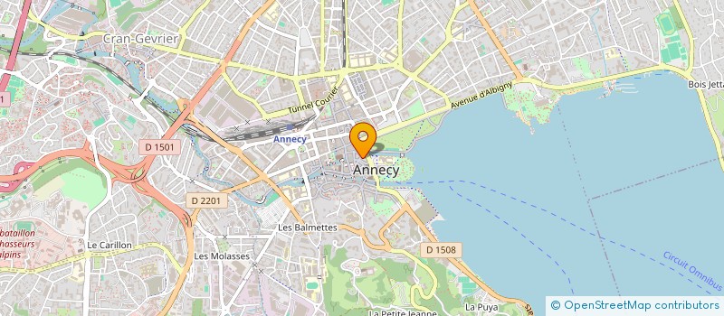 localisation de l'entreprise IBERIS à ANNECY