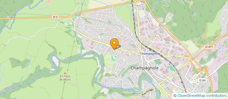 localisation de l'entreprise IBERIS FRANCE  CHAMPAGNOLE