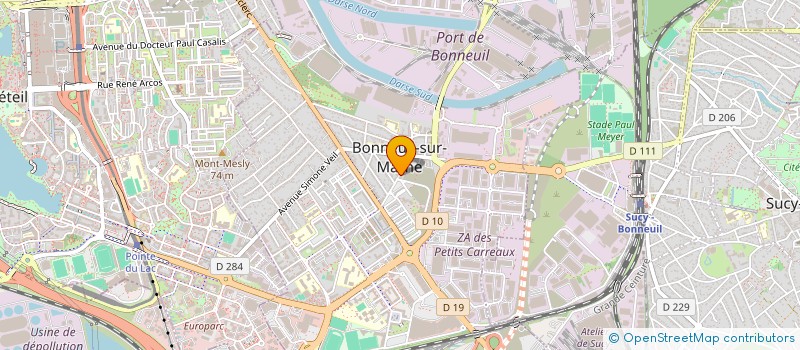 localisation de l'entreprise IBEROBAT  BONNEUIL-SUR-MARNE