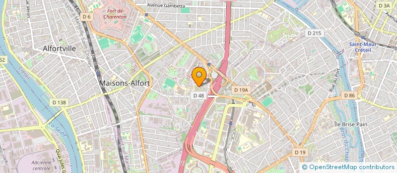 localisation de l'entreprise IBEX à MAISONS-ALFORT