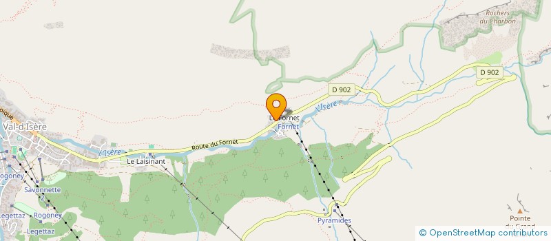 localisation de l'entreprise IBEX  VAL-D'ISERE