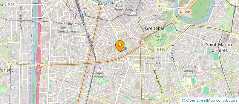 localisation de l'entreprise IBEX CONSEIL à GRENOBLE