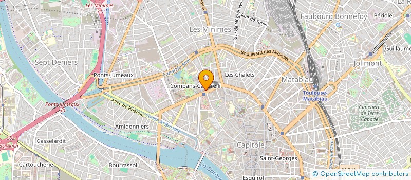 localisation de l'entreprise IBF FORMATION  TOULOUSE