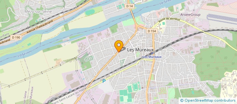 localisation de l'entreprise IBF IMMOBILIER à LES MUREAUX