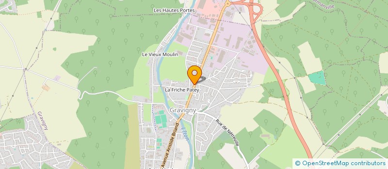 localisation de l'entreprise IBGM à GRAVIGNY