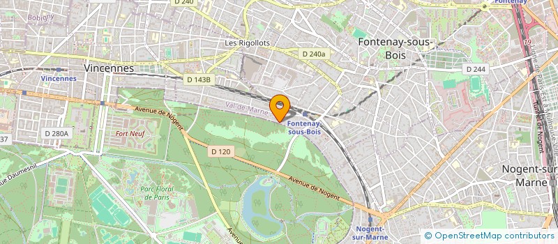 localisation de l'entreprise IBGP à FONTENAY-SOUS-BOIS