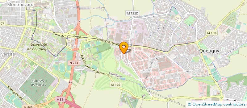 localisation de l'entreprise IBGS à QUETIGNY