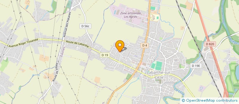 localisation de l'entreprise IBH à LABARTHE-SUR-LEZE