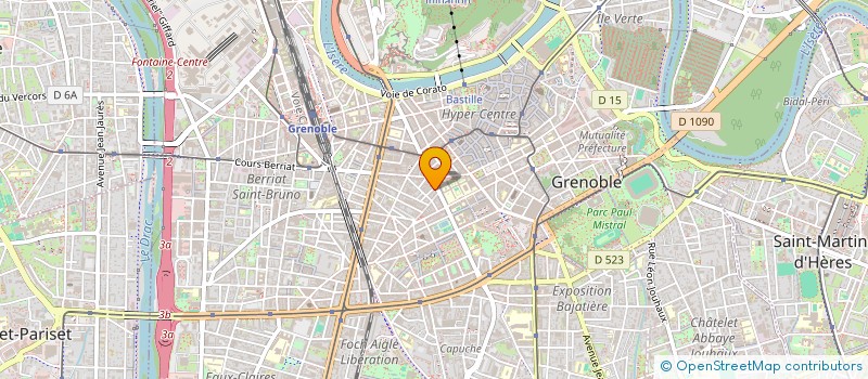 localisation de l'entreprise IBH à GRENOBLE