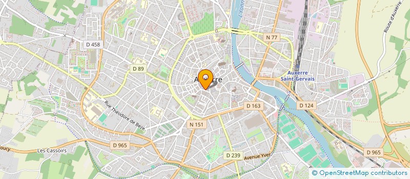 localisation de l'entreprise IBI  AUXERRE