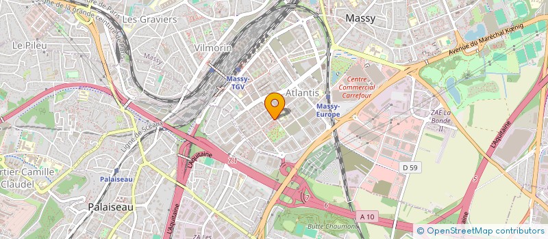localisation de l'entreprise IBI IMPACT à MASSY