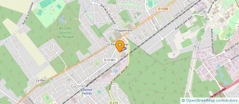 localisation de l'entreprise IBIBA  CESTAS