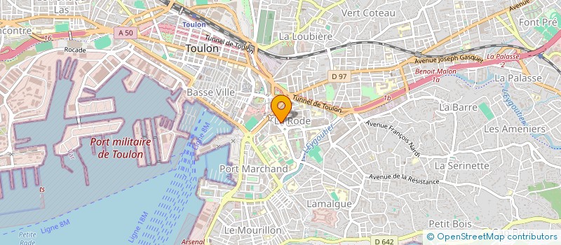 localisation de l'entreprise IBIS EI  TOULON