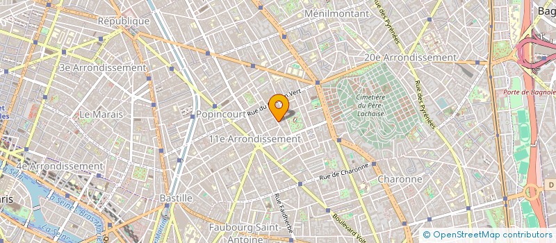 localisation de l'entreprise IBIS ENVIRONMENTAL SOCIAL CONSULTING EUROPE  PARIS