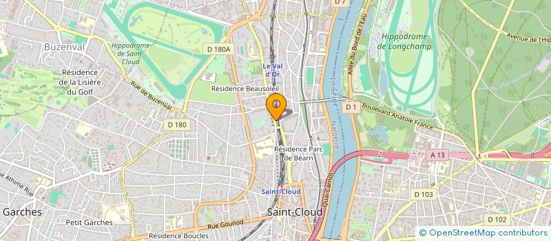 localisation de l'entreprise IBIS VENTE à SAINT-CLOUD