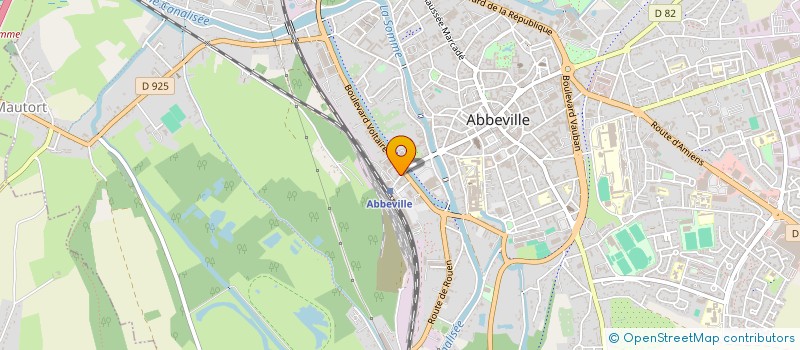 localisation de l'entreprise IBISA PROD à ABBEVILLE