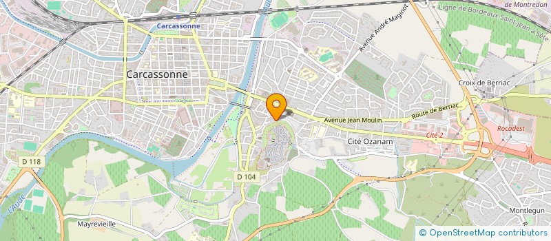 localisation de l'entreprise IBISCUS à CARCASSONNE