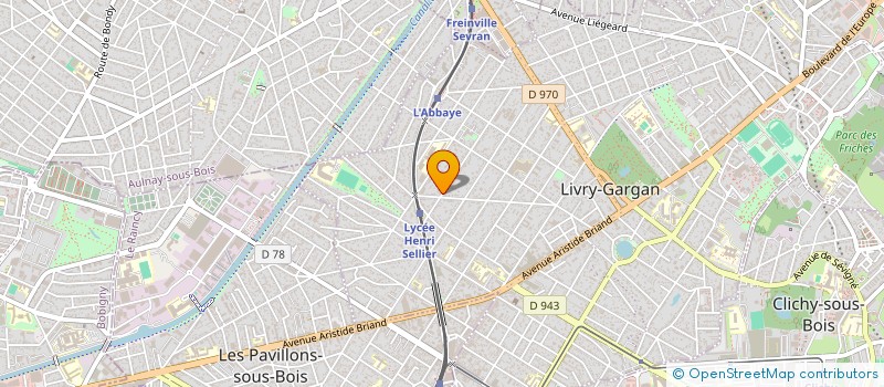 localisation de l'entreprise IBISCUS à LIVRY-GARGAN