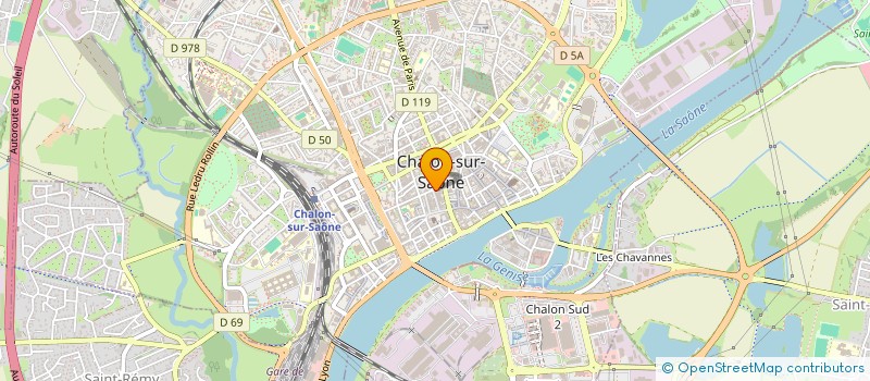 localisation de l'entreprise IBISCUS  CHALON-SUR-SAONE
