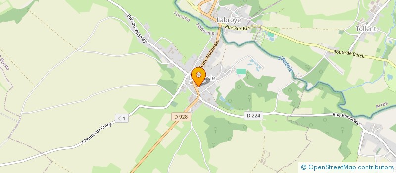 localisation de l'entreprise IBISCUS  LE BOISLE