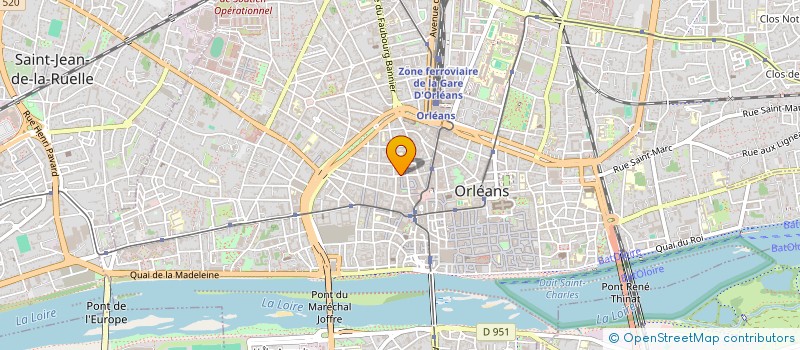 localisation de l'entreprise IBIZA à ORLEANS