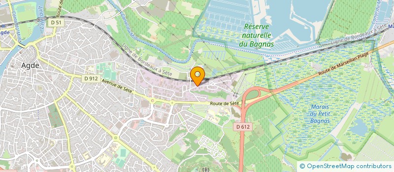 localisation de l'entreprise IBIZA  AGDE